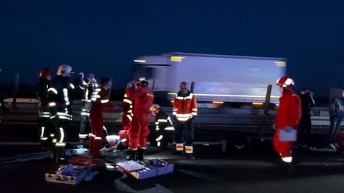 Giurgiu: Trafic blocat pe DJ 412 A în urma unui accident în care un șofer de 23 de ani și-a pierdut viața, iar un altul de 19 ani a fost rănit