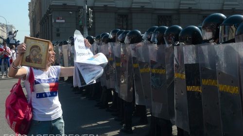 Noi proteste în Belarus. Poliția a arestat 10 persoane la un miting al opoziției