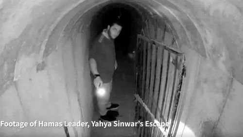 Israelul difuzează un video cu Sinwar într-un tunel din Gaza, înaintea atacului din 7 octombrie 2023