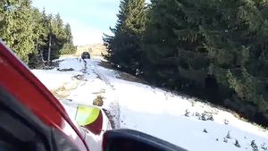 Intervenţie a Salvamont Maramureș pentru recuperarea a doi tineri ucraineni blocaţi pe munte. Unul dintre ei este rănit şi nu se mai poate deplasa