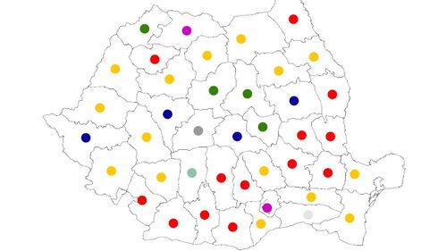 HARTA noilor primari din marile orașe. Cine conduce Timișoara, Cluj, Iași, Constanța, Sibiu și Brașov. PNL - 15, PSD -14, USR - 4, UDMR - 4
