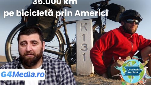 VIDEO Traversarea Americilor pe bicicletă, o aventură periculoasă de peste 3 ani