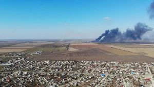 Cel puțin 3 elicoptere militare rusești au explodat în urma unui atac cu rachete al armatei ucrainene pe Aeroportul Herson