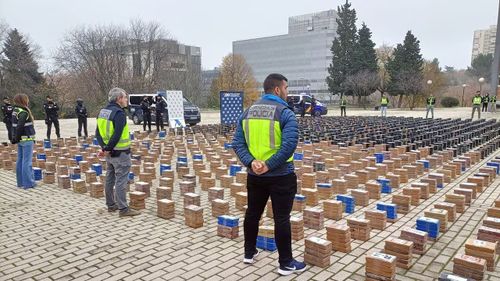Captura istorică a poliției spaniole: 11 tone de cocaină