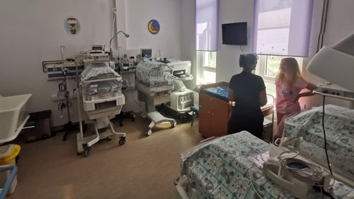 FOTO Maternitatea Odobescu din Timișoara s-a mutat într-o clădire modernă. În vechea clădire se prăbușea tavanul. Primele nașteri, pe 24 iulie