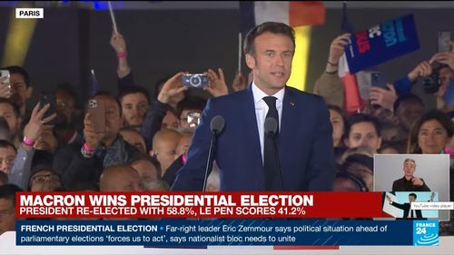 LIVE TEXT Emmanuel Macron, primul discurs după estimarea rezultatelor: „Știu că mulți au votat pentru mine pentru a bloca extrema dreaptă; le mulțumesc și lor și le transmit că înțeleg datoria care vine odată cu acest vot”