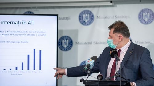 Alexandru Rafila, despre COVID-19: Ne găsim, la fel ca şi multe alte ţări din Uniunea Europeană, pe un trend crescător/ Deocamdată nu observăm modificări la nivelul numărului de persoane spitalizate