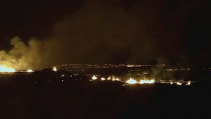 Erupție vulcanică în Islanda, în zona Grindavík
