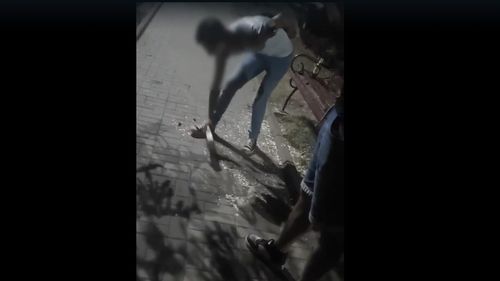 Un tânăr a fost pus de polițiști să măture cojile de la semințele pe care le mâncase într-un parc din Târgul Ocna