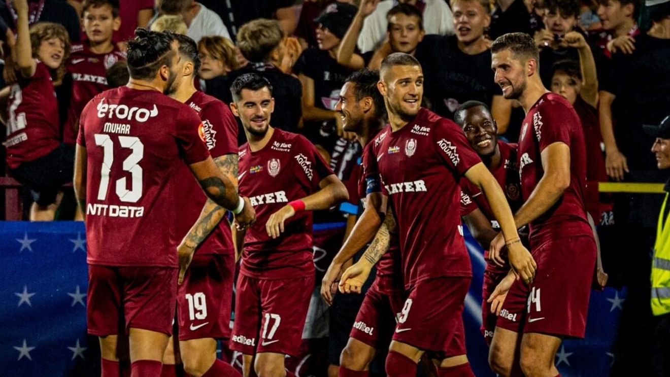 CFR Cluj câștigă cu 3-0 în fața Farul Constanța în Superligă