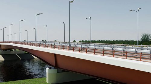 Poduri noi peste Prut între România și Republica Moldova : podul de la Ungheni, în continuarea Autostrăzii ,,Unirii" a fost avizat la CNAIR. Va fi primul pod peste Prut cu 4 benzi