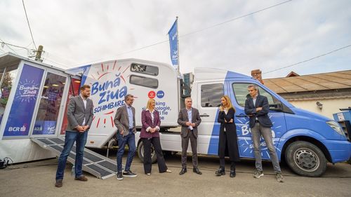 BCR și Vodafone lansează unitatea mobilă „Bună ziua, schimbare!”, pentru a facilita accesul la servicii financiare și tehnologie în mediul rural