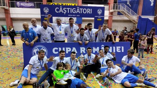 CSM Deva câștigă Cupa României la fotbal în sală pentru al doilea an consecutiv