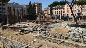 Piața în care se crede că a fost ucis Iulius Caesar se deschide pentru public la Roma