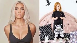 Kim Kardashian intenţionează să-şi reevalueze parteneriatul cu Balenciaga după o campanie controversată a brandului de lux în care apar copii și accesorii sexuale/ Într-o fotografie, un copil ţinea o geantă în formă de ursuleţ de pluş alb legat cu curele negre