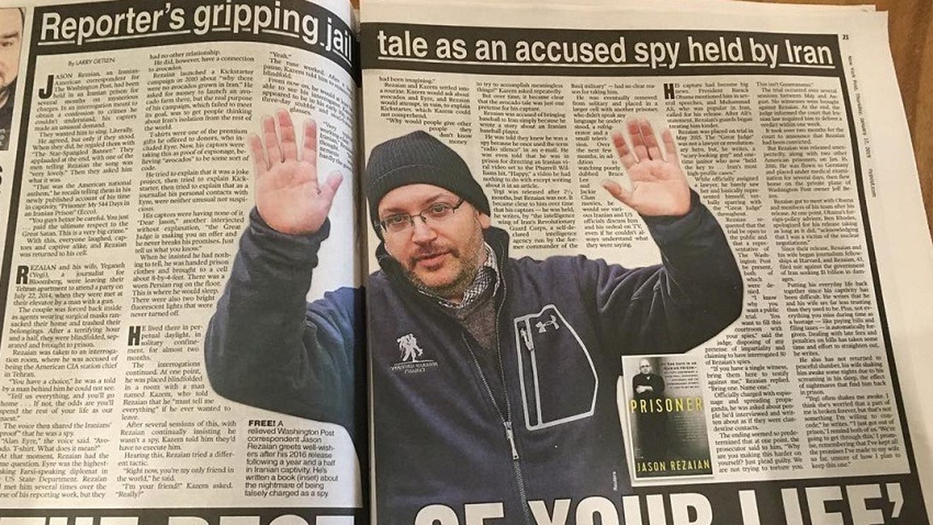 Justiția americană a condamnat Iranul să-i plătească unui jurnalist care a fost închis un an şi jumătate 180 de milioane de dolari