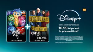 Oferta Disney+ aduce bucurie: 10,99 lei pe lună în primele 3 luni. Accesează oferta până pe 27 septembrie! Se aplică termeni și condiții (P)