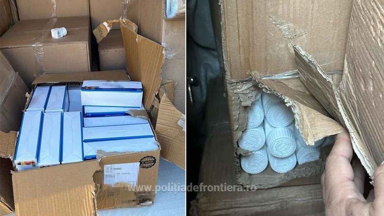 Medicamente susceptibile a fi contrafăcute, în valoare de peste 370.000 de euro, depistate la vama Nădlac II
