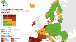 13 insule grecești, trecute de Centrul European pentru Controlul şi Prevenirea Bolilor pe lista roșie. Se descurajează orice călătorie care nu este esențială