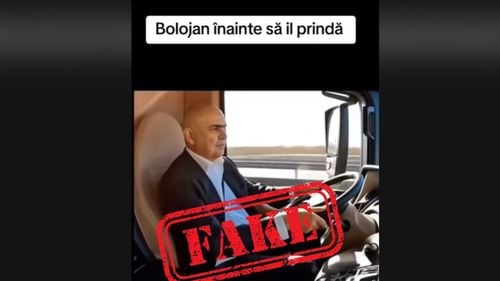 VIDEO Imagini cu AI și sute de utilizatori care rostogolesc pe TikTok fake-news-ul ”Ilie Bolojan a furat un TIR în anii ‘90” / Cel mai viral clip, un fragment din emisiunea Ancăi Alexandrescu de la Realitatea Plus, care a mediatizat ”știrea”