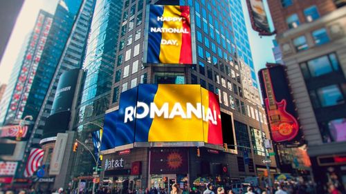 Branduri româneşti se vor promova în Time Square din New York, din 1 Decembrie şi în 2024 / ”Imaginea României pe care o vom proiecta pe cel mai iconic panou publicitar din lume va fi una complexă şi plină de sens”