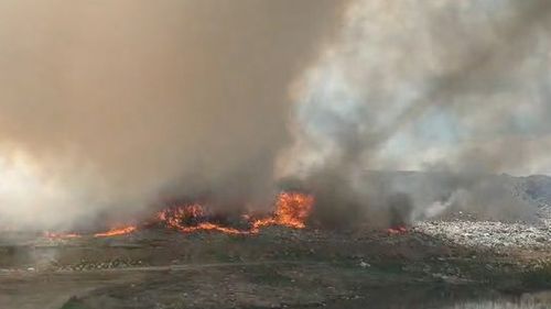 Incendiu puternic izbucnit la groapa de gunoi de lângă Galați, identic cu cel din 2024