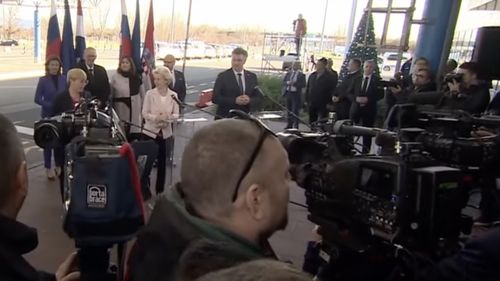 Ursula von der Leyen, de la punctul de trecere a frontierei Bregana: Aderarea Croaţiei la Schengen şi la zona euro reprezintă realizări uriaşe pentru cel mai nou membru al Uniunii Europene