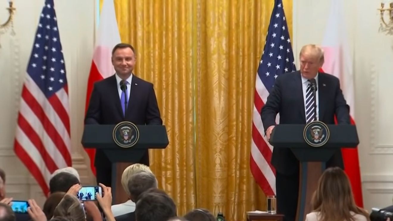 Donald Trump, la întâlnirea cu omologul său Andrzej Duda: Trupe americane vor fi "probabil" transferate din Germania în Polonia