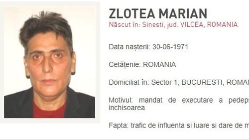 Marian Zlotea, condamnat la 8 ani și jumătate de închisoare, a fost dat în urmărire