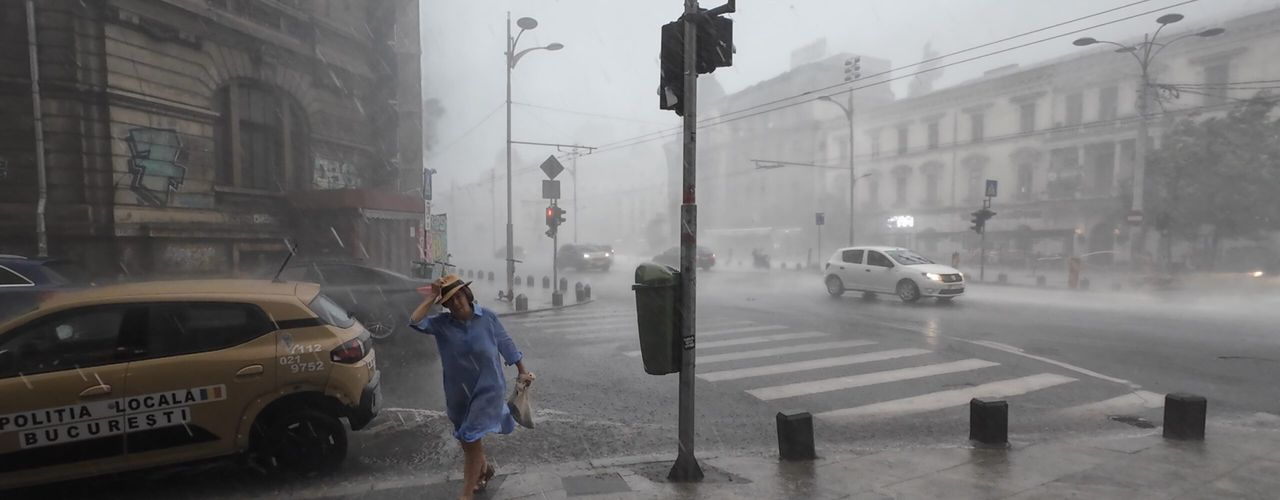 VIDEO | BREAKING Un bărbat a murit în Ilfov după ce un copac a căzut peste mașina în care se afla / Furtună devastatoare în București / Copaci smulși în centrul Capitalei / Mesaj RO-Alert emis de autorități