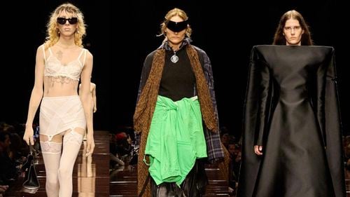 Colecția Balenciaga de primăvară vară, prezentată la Paris / Cu ce a defilat casa de modă aflată în centrul unui permanent scandal