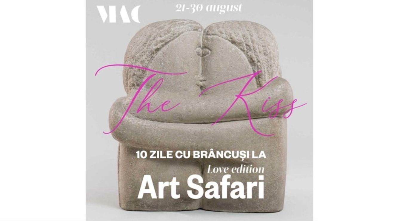 Celebra sculptură „Sărutul” de Constantin Brâncuşi, expusă la Art Safari Love Edition, în Capitală / Lucrarea va fi păzită non-stop