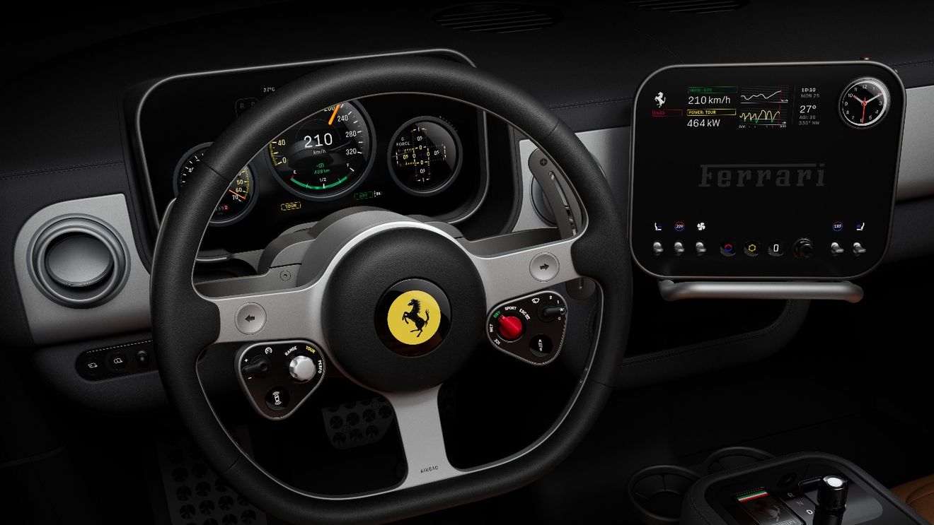 CEO-ul Ferrari recunoaște: „comenzile tactile sunt cu 50% mai ieftine decât butoanele clasice”