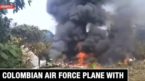 Primul bilanț în urma prăbuşirii unui avion militar în Columbia: cel puţin 48 de răniţi dintre cei 114 militari şi 11 membri ai echipajului aflaţi la bord