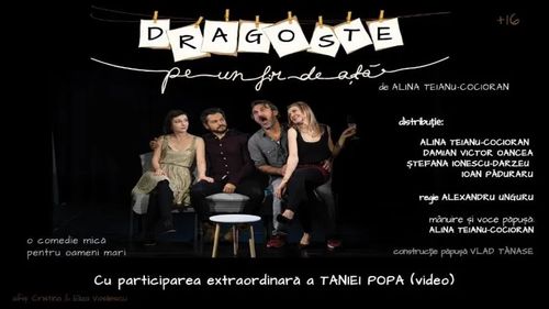 ”Dragoste pe-un fir de ață”, o comedie bună pentru vremuri grele la Teatrul Amzei din București