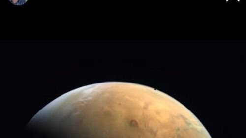 Prima imagine transmisă de Sonda Al-Amal de pe Marte