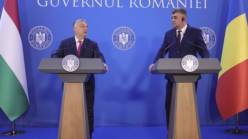 VIDEO Marcel Ciolacu și Viktor Orban, declarații extrem de cordiale la București: Astăzi suntem împreună pentru a celebra reușita aderării la Schengen și prietenia dintre țările noastre / Dragă prietene, sunt aici pentru a încheia o colaborare foarte strânsă