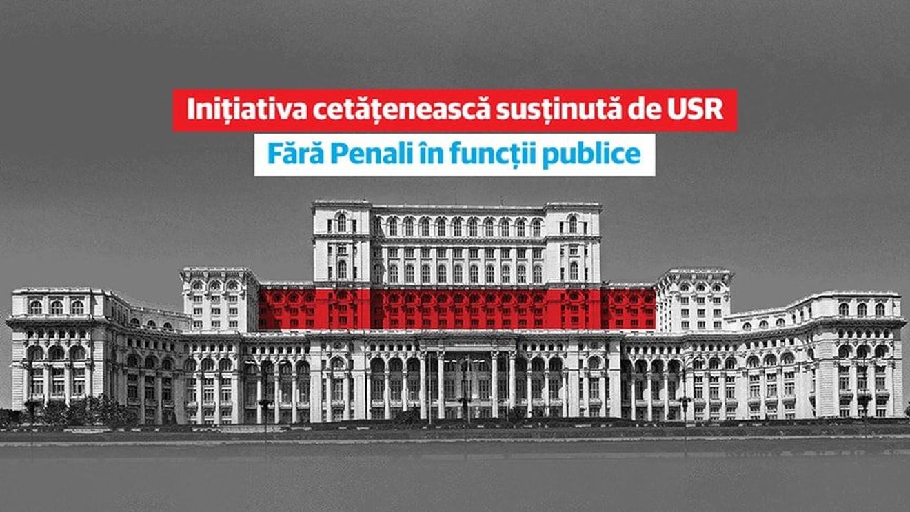 Inițiativa „Fără penali în funcții publice”, blocată în continuare la Camera Deputaților