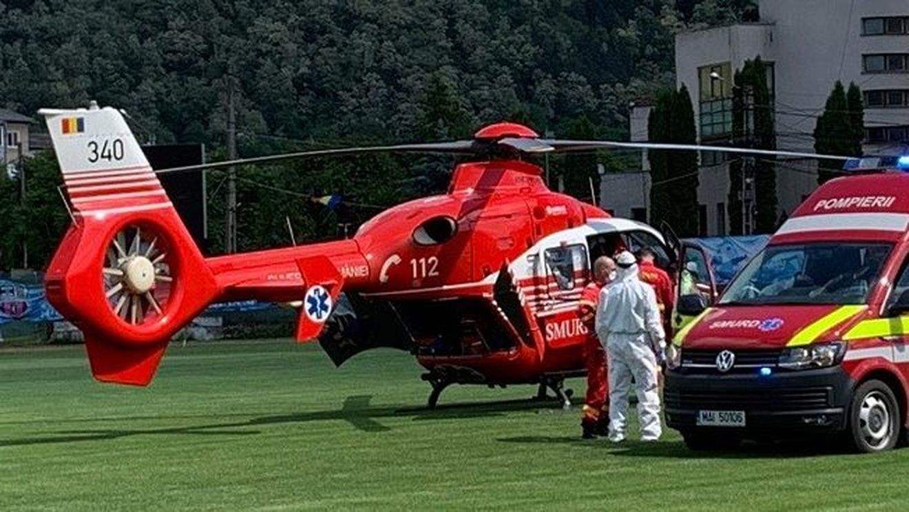 Un elicopter SMURD a zburat de urgență la Chișinău pentru a aduce ser antitetanic pentru un pacient din București