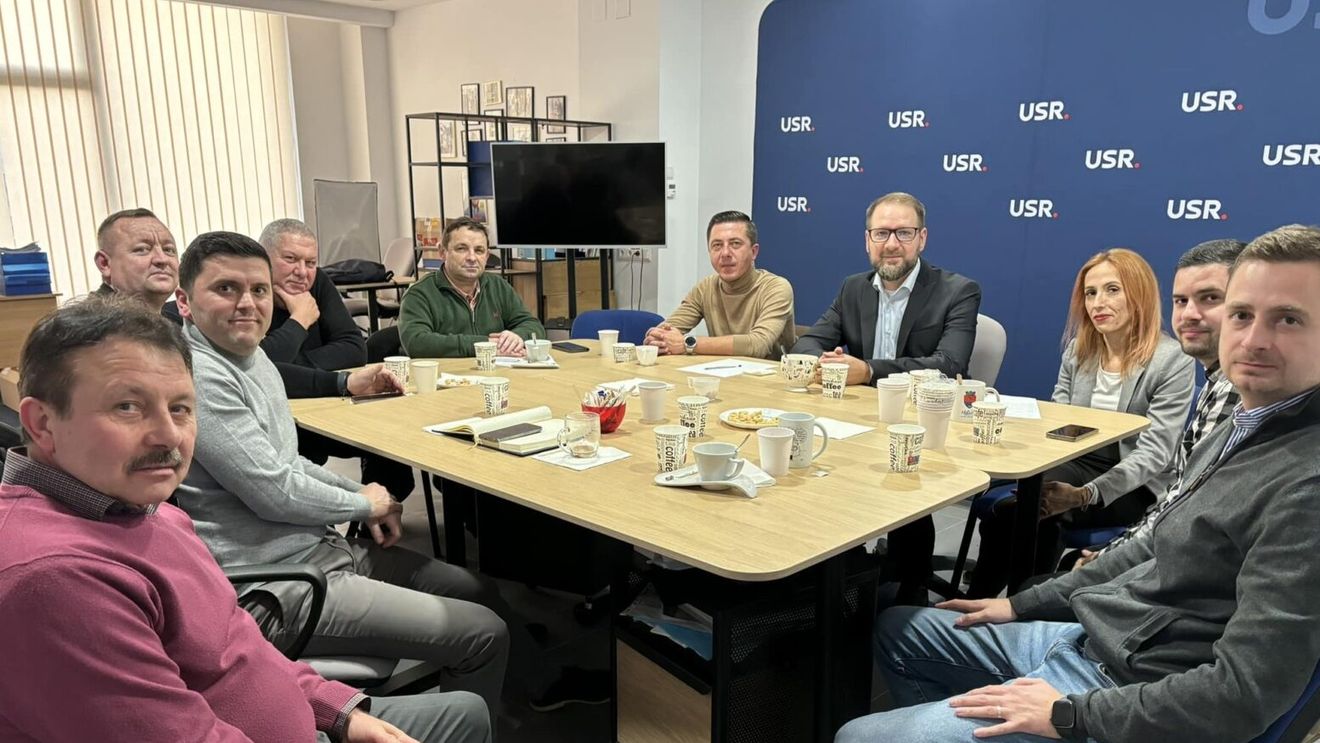 Liderii locali PNL și USR au discutat o posibilă colaborare politică în Satu Mare