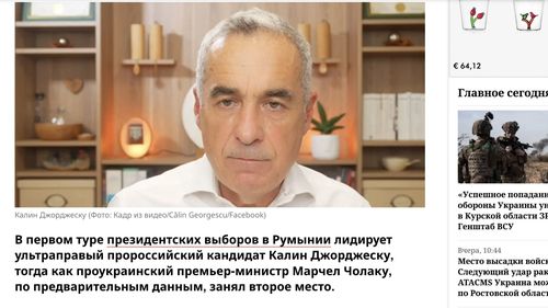 Presa din Rusia: Georgescu „pledează pentru o alianță cu Rusia” și „abandonează agenda globalismului, rusofobiei”
