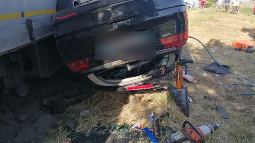 Grav accident de circuație în județul Cluj: O fetiță de șase ani si doi adulți au murit. Un băiețel de 10 ani a fost transportat la spital în stare gravă