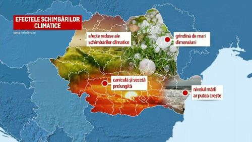 Studiu: Fenomenele extreme vor lovi tot mai des România ca efect al schimbărilor climatice și nu suntem deloc pregătiți