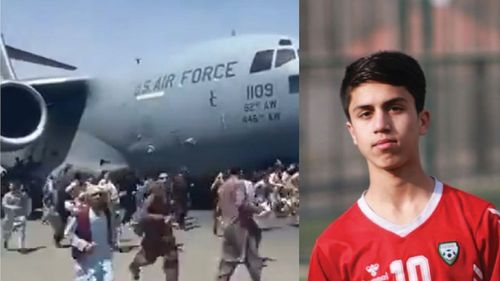 Un fotbalist de 19 ani a murit după ce a încercat să fugă din țară agățat de un avion american/Zaki Anwari a jucat pentru naționala de tineret a Afganistanului