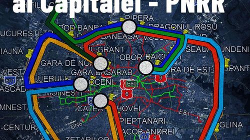 Opt linii de cale ferată în București pentru trenul metropolitan. Proiectul prin care primarul general vrea să rezolve problema traficului