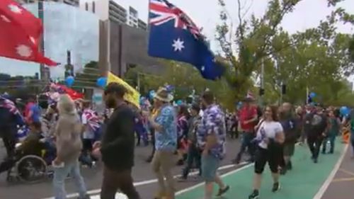 Mii de oameni au protestat faţă de „Ziua Australiei”, o sărbătoare care provoacă discordie