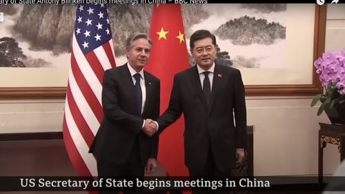 Secretarul de stat american Antony Blinken, întâlnire la Beijing cu ministrul chinez de Externe, Qin Gang / Este prima vizită efectuată de un diplomat american în China în ultimii aproape cinci ani