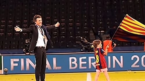 VIDEO Cu ochii în lacrimi, Luis Enrique a dedicat victoria din Champions League fiicei sale, Xana, decedată la vârsta de 9 ani