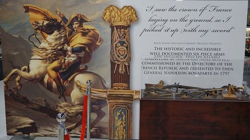 Arme care i-au aparţinut lui Napoleon Bonaparte, vândute în SUA cu 2,8 milioane de dolari / O sabie și 5 pistoale ornamentale au fost evaluate inițial la maxim 3,5 milioane de dolari