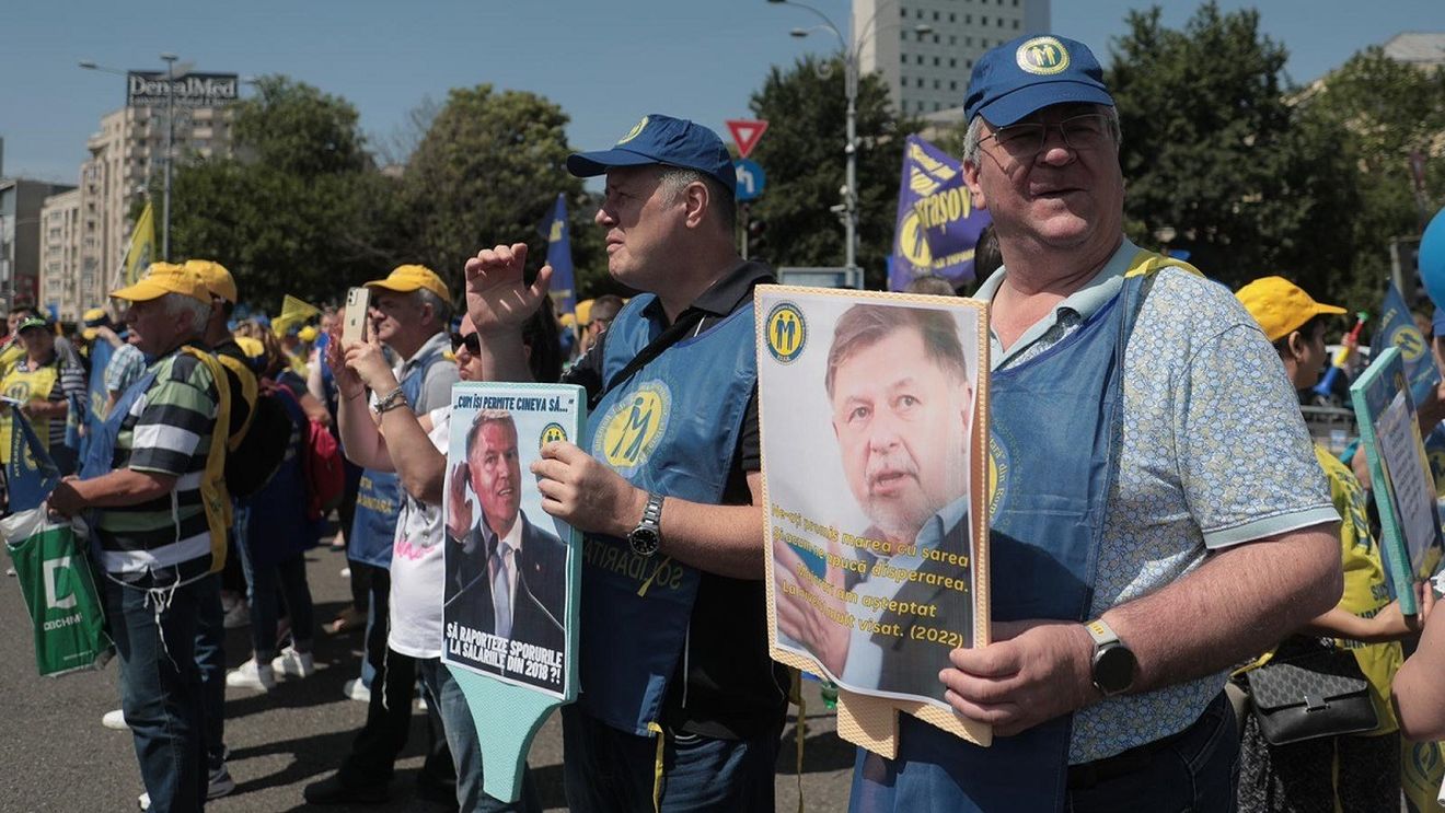 Premieră în România ultimilor ani: trei proteste simultane ale sindicatelor - angajații din educație, din sănătate și din poliție sunt în stradă
